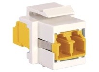 Hubbell Wiring SFFLCYBK FIBER SNAP-FITFLSHLC DUPLXYLP-BZBK