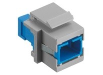 Hubbell Wiring SFFSCSBG FIBERSNAP-FITFLUSHSC SMPLXBLZIRCGY