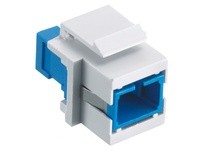 Hubbell Wiring SFFSCSORW FIBER SNAP-FIT FLSH SC SMPLX ZIRC OR WH