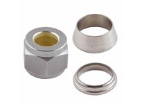 Superlok SFNS-10 5/8" Double Ferrule & Nut Set - 316 Stainless Steel | YarinInd