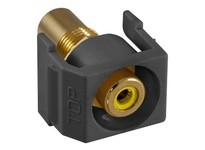 Hubbell Wiring SFRC SNAP-FIT BK RCA SOLDER OW HOUSING