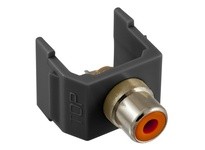 Hubbell Wiring SFRCORBK SNAP-FIT OR RCA SOLDER BK Housing | High-Quality Industrial Supplies