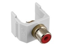 Hubbell Wiring SFRCR SNAP-FIT RD RCA SOLDER OW Housing | YarinInd