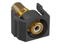 Hubbell Wiring SFRCWRBK SNAP-FIT WH RCA/RCA RECESSED BK | High-Quality Industrial Supplies