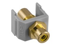 Hubbell Wiring SFRCYFFGY SNAP-FIT YL RCA/RCA GY HO | YarinInd