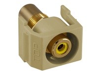 Hubbell Wiring SFRCYREI SNAP-FIT YL RCA/RCA RECESSED EI