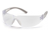 Pyramex Cortez SG3610S Safety Glasses Clear Lens and Gray Temples | Durable Eye Protection