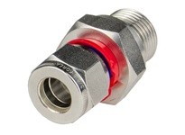 Superlok SGCI-4-4G Female BSPP Gauge Connector 1/4"T X 1/4"F ISO - Parallel Thread Gauge Connector - 316 Stainless Steel
