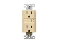 Cooper Eaton SGF15V GFCI Self Test Duplex 15A 125V Ivory