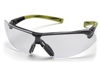 Pyramex Onix SGR4910ST Safety Glasses Clear H2X Anti-Fog Lens | Hi-Vis Frame