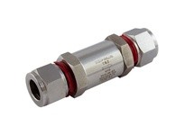 Superlok SHCV1-M4N-.3P SHCV High Pressure Check Valve 1/4"M NPT - 6K Threaded In-Line Check Valve - 1/3 PSI Crack - 316 Stainles