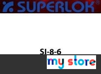 Superlok SI-8-6 Insert for Plastic Tubing 1/2" Od - 3/8" Id - Tube Insert - 316 Stainless Steel