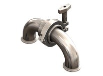 Dixon SJSS100SCC140 SJSS 316L SWIVEL 1" SILICONE STYLE 40 W/ CLAMP ENDS