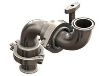 Dixon SJSS200SCC150 SJSS 316L SWIVEL 2" SILICONE STYLE 50 W/ CLAMP ENDS | Industrial Supplies