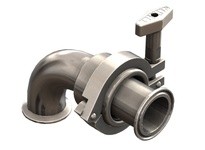 Dixon SJSS300SCC130 SJSS 316L SWIVEL 3" SILICONE STYLE 30 W/ CLAMP ENDS