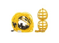 NSI SLUL100 Standard UL Short Term Lighting Kit | Rotatable Sockets & Heavy Duty Jacket