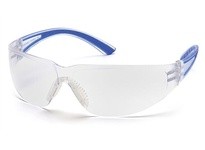 Pyramex Cortez SN3610S Safety Glasses Clear Lens and Navy Temples | YarinInd