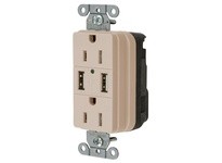 Hubbell Wiring SNAP15USBLA USB Charger 15A 125V | High-Quality Supplies