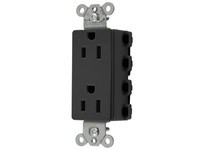 Hubbell Wiring SNAP2152BKA SNAP2CONNECT 15A/125V DECO BLACK