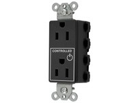 Hubbell Wiring SNAP2152C1BK SNAPCONNDECO 1/2 Controlled 15A 125 BK | Industrial Supplies