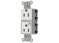 Hubbell Wiring SNAP2152C1W SNAPCONNDECO 1/2 CONTROLLED 15A 125 WH