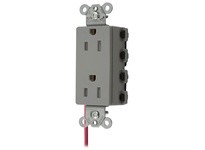 Hubbell Wiring SNAP2152GYSC SNAP2CONNECT2 DECO 15A/125V SC GR | Reliable Industrial Supplies