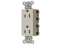 Hubbell Wiring SNAP2152LAA SNAP2CONNECT 15A/125V DECO LGT Almond | Quality Supplies