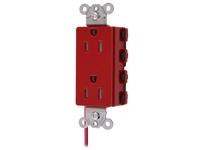 Hubbell Wiring SNAP2152RSC SNAP2CONNECT2 DECO 15A/125V SC RD | YarinInd