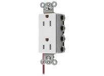 Hubbell Wiring SNAP2152WSCTRA SNAPCONNECT DECO 15A/125V SC TR WH