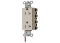 Hubbell Wiring SNAP2162ALSCTRA SNAPCONNECT DECO 20A/125V SC TR AL