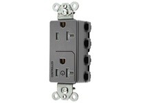 Hubbell Wiring SNAP2162C1GYTRA 1/2 SNAP CONTROLLED 20A 125V TR DECOGY | Industrial Supplies