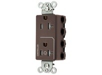 Hubbell Wiring SNAP2162C1TRA 1/2 SNAP CONTROLLED 20A 125V TR DECOBR