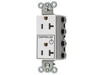 Hubbell Wiring SNAP2162C1W SNAPCONNDECO 1/2 CONTROLLED 20A 125 WH