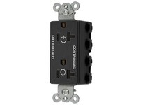 Hubbell Wiring SNAP2162C2BK SNAPCONNECT DECO CONTROLLED 20A 125 BK