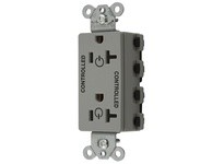 Hubbell Wiring SNAP2162C2GY SNAPCONNECT DECO CONTROLLED 20A 125 GY | Industrial Supplies
