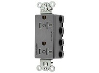 Hubbell Wiring SNAP2162C2GYTRA 2/2 SNAP CONTROLLED 20A 125V TR DECOGY | High-Quality Industrial Supplies