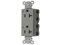 Hubbell Wiring SNAP2162GYL SNAP2CONNECT2 DECO 20A/125V LED GR | Industrial Supplies