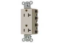 Hubbell Wiring SNAP2162LAA SNAP2CONNECT 20A/125V DECO LT ALMOND