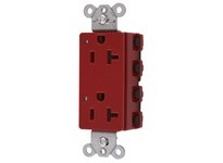 Hubbell Wiring SNAP2162RL SNAP2CONNECT2 DECO 20A/125V LED RD | YarinInd