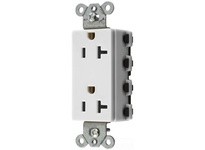 Hubbell Wiring SNAP2162WSC 150SNAP2CONNECT2 DECO 20A/125V SC WH