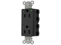 Hubbell Wiring SNAP2172BKL SNAP2CONNECT2 DECO HG 15A/125V LED BK | Industrial Supplies