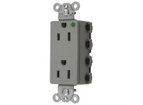 Hubbell Wiring SNAP2172GYA SNAP2CONNECT 15A/125V HG Deco Gray | High-Quality Electrical Supplies