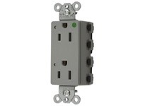 Hubbell Wiring SNAP2172GYL SNAP2CONNECT2 DECO HG 15A/125V LED GR | YarinInd