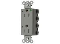 Hubbell Wiring SNAP2172GYLTRA SNAPCONNECT DECO HG 15A/125V LED TR GR