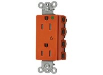 Hubbell Wiring SNAP2172IGTRA SNAPCONNECT DECO HG 15A/125V IG TR OR