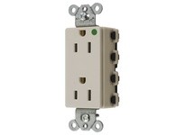 Hubbell Wiring SNAP2172LAA SNAP2CONNECT 15A/125V HG DECO LT Almond | High-Quality Electrical Supplies