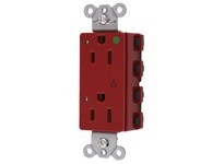 Hubbell Wiring SNAP2172RIGL SNAP2CONNECT2 DECO HG 15A/125V IG LED RD