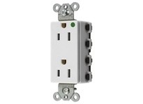 Hubbell Wiring SNAP2172WA SNAP2CONNECT 15A/125V HG DECO WHITE | High-Quality Electrical Supplies