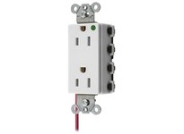 Hubbell Wiring SNAP2172WSCTRA SNAPCONNECT DECO HG 15A/125V SC TR WH
