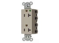 Hubbell Wiring SNAP2182ALA SNAP2CONNECT 20A/125V HG DECO ALMOND